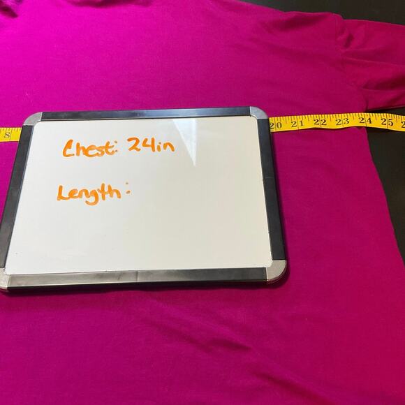 Eileen Fisher Pink Mock Neck Long Sleeve Blouse Size M - Picture 6 of 7